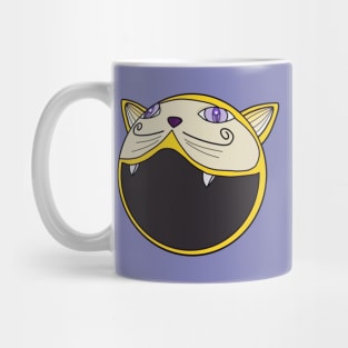 A Cat with a huge mouth Mug